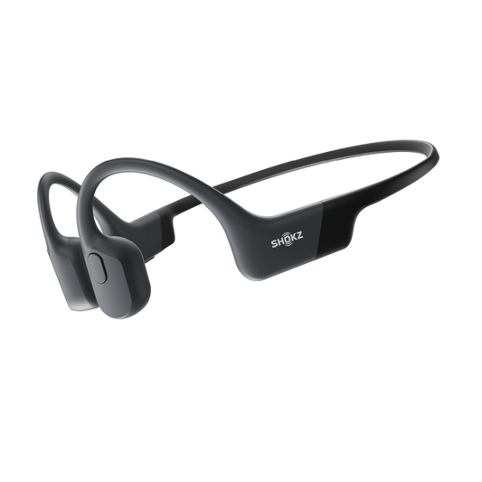 SHOKZ OPENRUN RED BLUETOOTH HEADSET WITH MIC BONE CONDUCTION – LIGHTWEIGHT – WATERPROOF IP67 – 8HR BATTERY LIFE